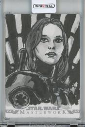 2022 Topps Star Wars Masterwork Dan Gorman Sketch/Jyn Erso