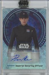2023 Topps Star Wars Signature Series Philip Alexander as Imperial Security Officer Autograph/#A-PA