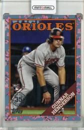 2023 Topps Japan Edition Gunnar Henderson 1988 Topps Cherry Tree Variation Baltimore Orioles
