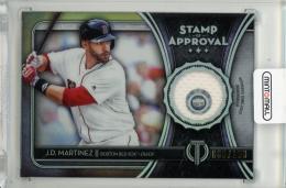 2020 TOPPS Tribute J.D.Martinez Stamp of Approval Relics #SOAJDM【085/150】 Boston Red Sox