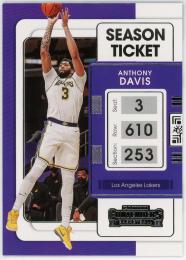 2021-22 Panini Contenders #72 Anthony Davis