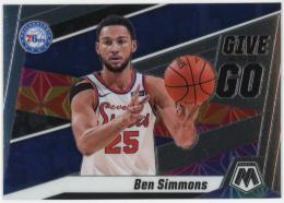 2019-20 Panini Mosaic Give and Go #2 Ben Simmons