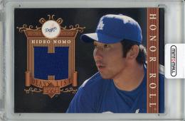 【表面若干白欠けあり】2003 UPPER DECK Honor Roll Hideo Nomo Game Used Jersey