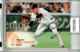 2025 BBM ベースボールカード 1STバージョン 坂本勇人 #016 銀箔サインカード 巨人