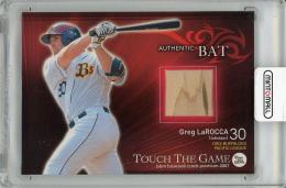 2007 BBM Touch The Game ラロッカ (オリックス) バットカード