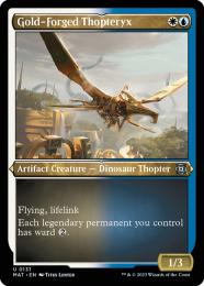 【MAT】【ENG】【エッチングFoil】《黄金造りの飛竜機械/Gold-Forged Thopteryx》