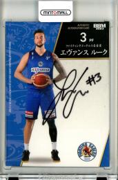 Bリーグカード　直筆サイン　エヴァンス　ルーク 05091617_6459f38a164c7.jpg