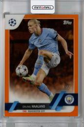 2022-23 Topps UEFA Club Competitions Japan Edition Erling Haaland Chrome Mojo Orange Refractors #99【18/25】