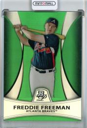2010 Bowman Platinum Freddie Freeman Platinum Prospects Green Refractors【169/499】 Atlanta Braves