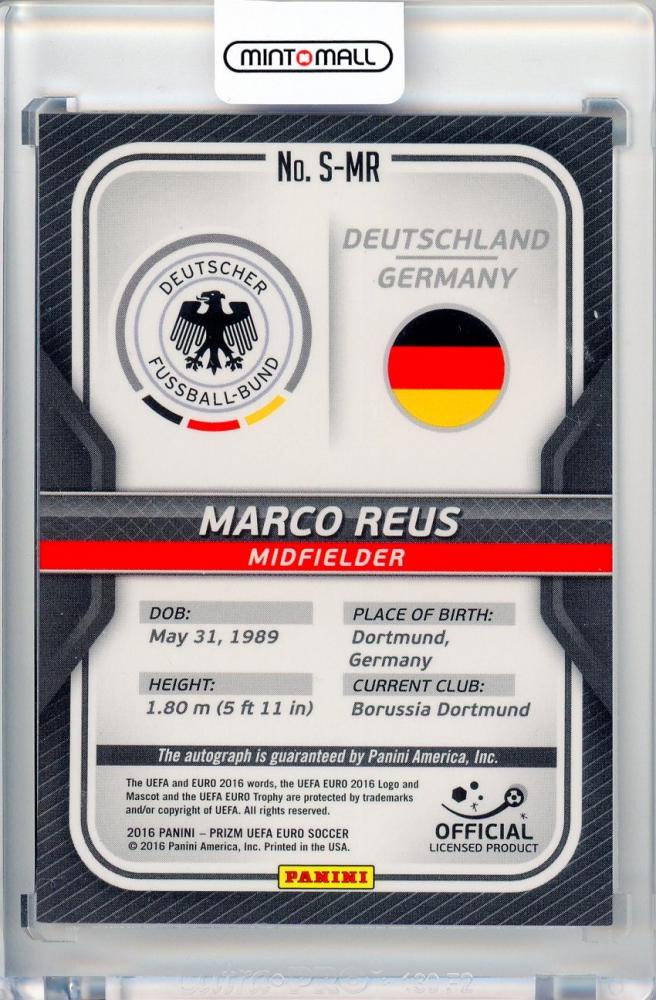 ミントモール / MINT 吉祥寺店 / 2016 PANINI Prizm Euro Germany Marco Reus #S-MR ...