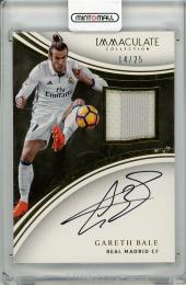 【表面微スレあり】2017 PANINI Immaculate Collection Gareth Bale Autograph & Player Worn Material【14/25】