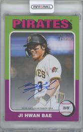 2024 TOPPS Heritage Real One Autographs / JI HWAN BAE(Pittsburgh Pirates)