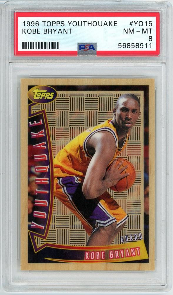 PSA8 Kobe Bryant RC 1996-97 Topps NBA