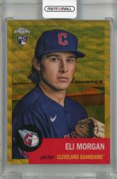 2022 Topps Chrome Platinum Anniversary Eli Morgan Gold Wave #194 RC【14/50】 Cleveland Guardians