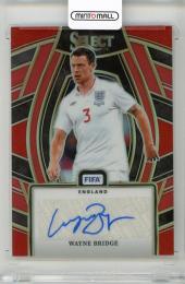 2023-24 PANINI Select FIFA Wayne Bridge Select Signatures Red #14 England