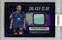 2023-24 PANINI Obsidian Hakan Calhanoglu Galaxy Gear Electric Etch Purple #13【29/50】 Internazionale Milano