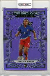 2023-24 PANINI Obsidian Jaedyn Shaw Electric Etch Purple Flood #16【21/25】 United States