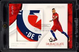 2017 Immaculate Collection #11 Arturo Vidal Jumbo Patch Platinum【1/1】