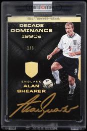 2018 Panini Eminence #12 Alan Shearer Decade Dominance Autographs Gold【1/5】