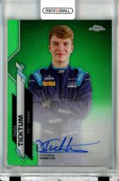 2020 Topps Chrome Formula1 Dan Ticktum #F1A-DT Autograph Card Green Refractor【92/99】