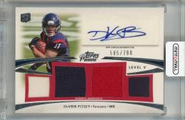 2012 Topps Prime DeVier Posey Autographed Relics Level 5 #PV-DP RC【505/780】 Houston Texans