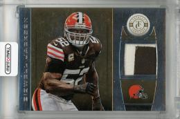 2013 Totally Certified D'Qwell Jackson Gold Materials Prime #60 ※裏面白かけあり【14/25】 Cleveland Browns