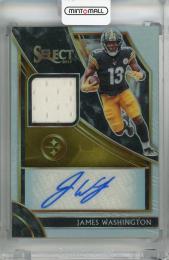 2019 Panini Select James Washington Signature Memorabilia Prizm #33 Auto【16/99】 Pittsburgh Steelers