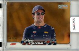2024 Topps Paddock Pass Formura 1 Sergio Perez #2 Base Chrome Orange Refractor Parallel【50/99】
