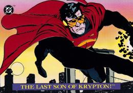 1993 SkyBox DC   The Last Son of Krypton Bloodlines Embossed Foil