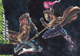 1994 X-Men Ultra    Gambit vs. Mystique Greatest Battles #3