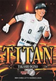 2025 BBM 千葉ロッテマリーンズ #M80 荻野貴司 TITAN レギュラーカード