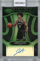 2019-20 Panini Certified Jarrett Allen Established Autographs Green #13【1/5(ファーストナンバー)】 Brooklyn Nets