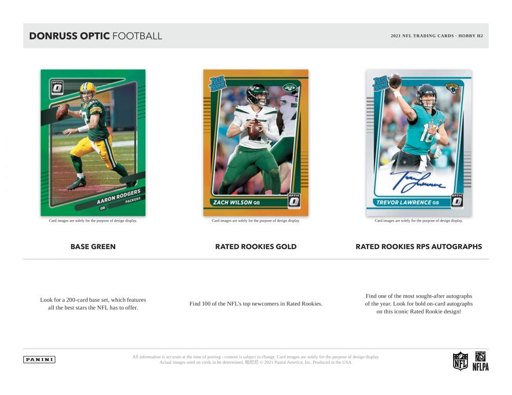 ミントモール / MINTWEB店 (ボックス通販) / NFL 2021 PANINI DONRUSS OPTIC FOOTBALL H2