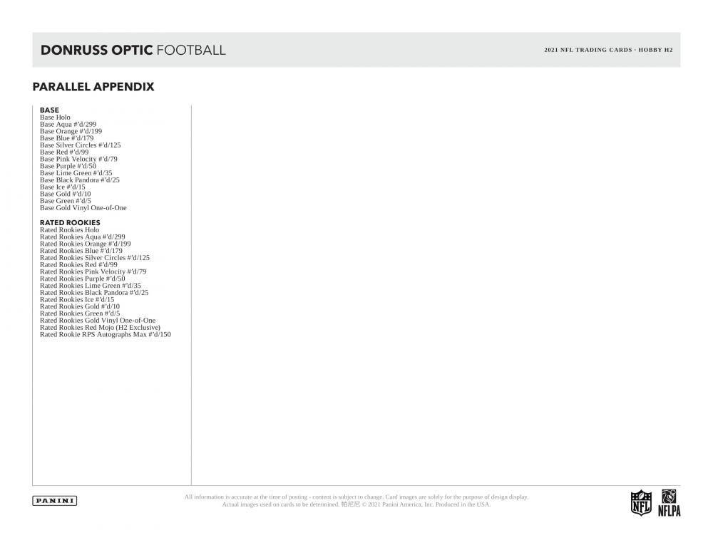 ミントモール / MINT-WEB店 / NFL 2021 PANINI DONRUSS OPTIC FOOTBALL ...
