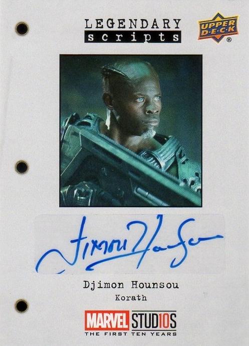 ミントモール Mint 千葉店 Marvel Studios The First Ten Years Korath Djimon Hounsou Autographs