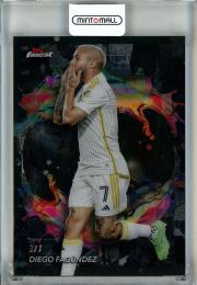 2024 Topps Finest MLS Soccer Diego Fagundez Black Refractors/#263【3/7】 LA Galaxy