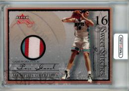 2004-05 Fleer Sweet Sigs Pau Gasol Sweet Stitches Patches Black #PG【27/27】 ≪状態難≫Memphis Grizzlies