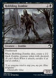 【MID】【ENG】【Foil】《引きずり足のゾンビ/Hobbling Zombie》