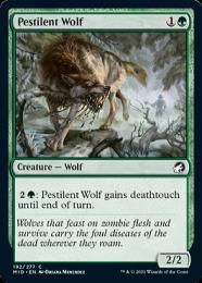 【MID】【ENG】【Foil】《伝染病の狼/Pestilent Wolf》