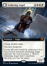 【MID】【ENG】【Foil】《不朽の天使/Enduring Angel // Angelic Enforcer》 拡張アート版