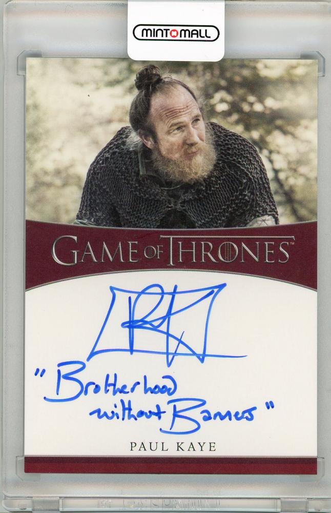 ミントモール / MINT 三宮店 / Game of Thrones Paul Kaye as Thoros Of Myr Autographs
