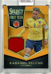 2015-16 Panini Select Radamel Falcao First Team Swatches Orange Parallel【057/149】 Colombia