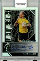 2019-20 Panini Obsidian  Paco Alcacer Lightning Strike Autograph【26/99】 Borussia Dortmund