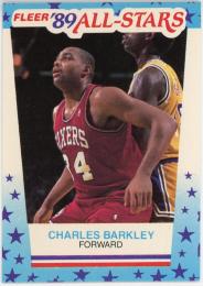 1989-90 Fleer Stickers #4 Charles Barkley