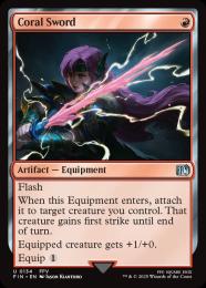 MTG 藤ちょこ 芽吹の剣 クリスタルトークン LUNLUN