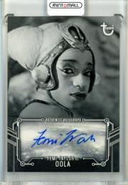 2020 Topps Star Wars Return of the Jedi Black and White Femi Taylor as Oola #A-FT Autographs