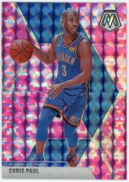 2019-20 Panini Mosaic Mosaic Pink Camo #143 Chris Paul