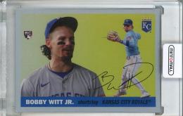 2025 Topps Heritage Bobby Witt Jr. 25th Anniversary Holographic Kansas City Royals