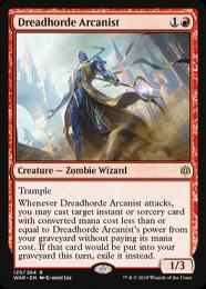 MTG 日本語4枚セット　戦慄衆の秘儀術師　foil WAR 戦慄衆の秘儀術師/Dreadhorde Arcanist (日Foil,WARプレリ