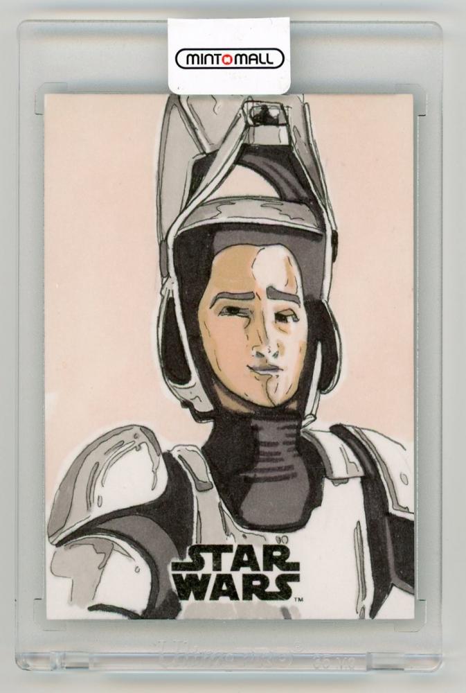 topps star wars sketch  card